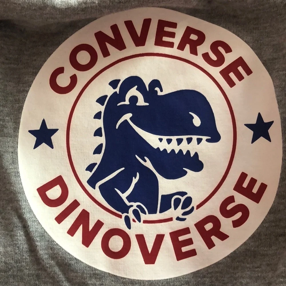 🦖🦕CONVERSE NWT red and gray 2Piece set boys size 24M🦖🦕